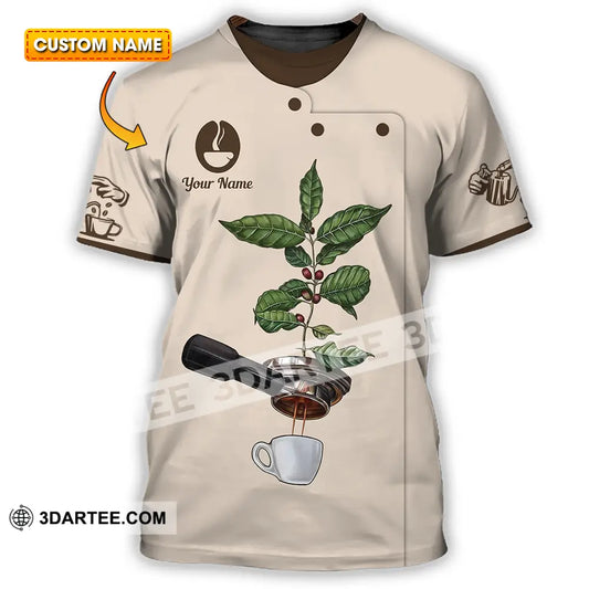 Unisex Shirt - Custom Text Shirt Barista Shirt T-shirt