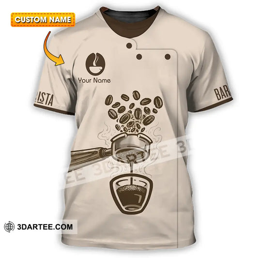 Unisex Shirt - Custom Text Shirt Barista Shirt T-shirt