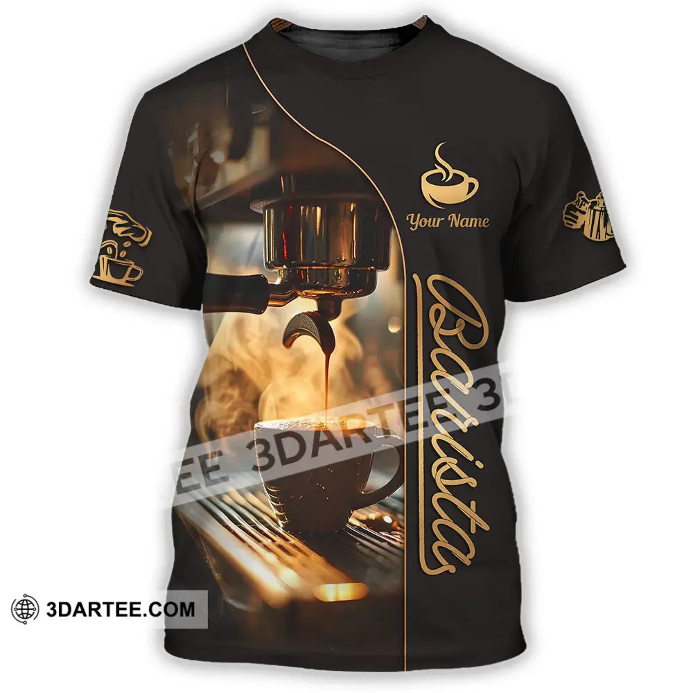 Unisex Shirt - Custom Text Shirt Barista Shirt T-Shirt / S T-shirt