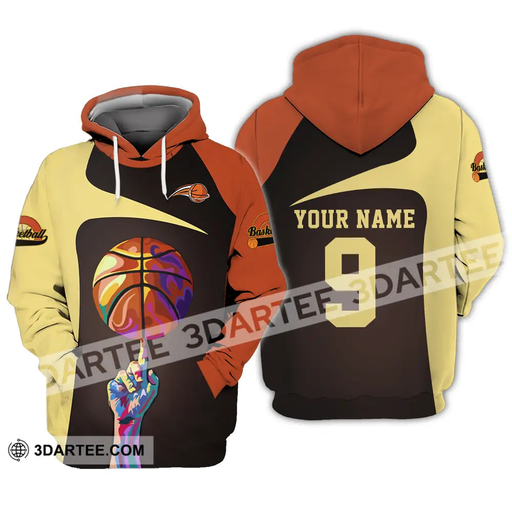 Unisex Shirt - Custom Text Shirt Basketball Shirt Hoodie / S T-shirt