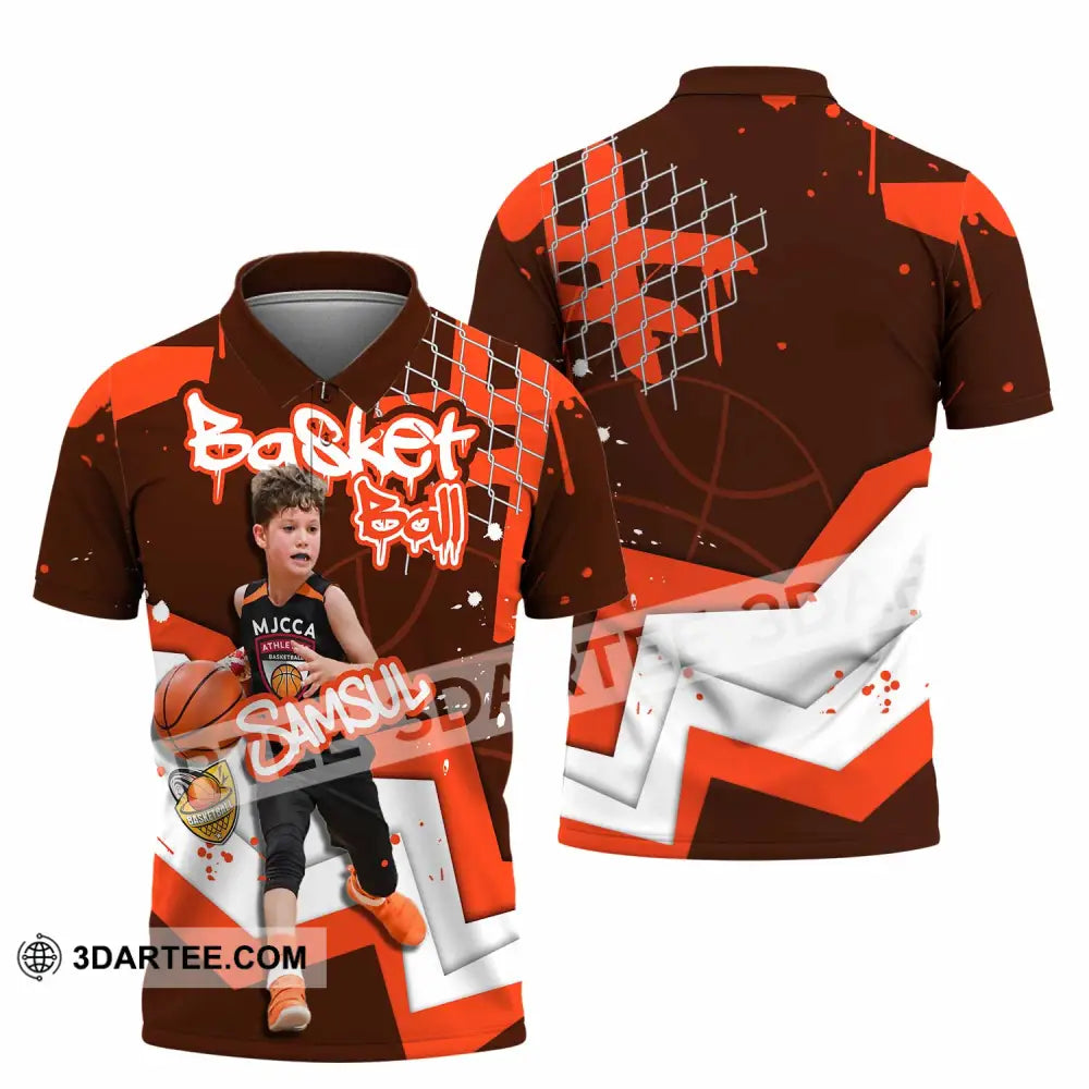 Unisex Shirt - Custom Text Shirt Basketball Shirt Polo Shirt / S T-shirt