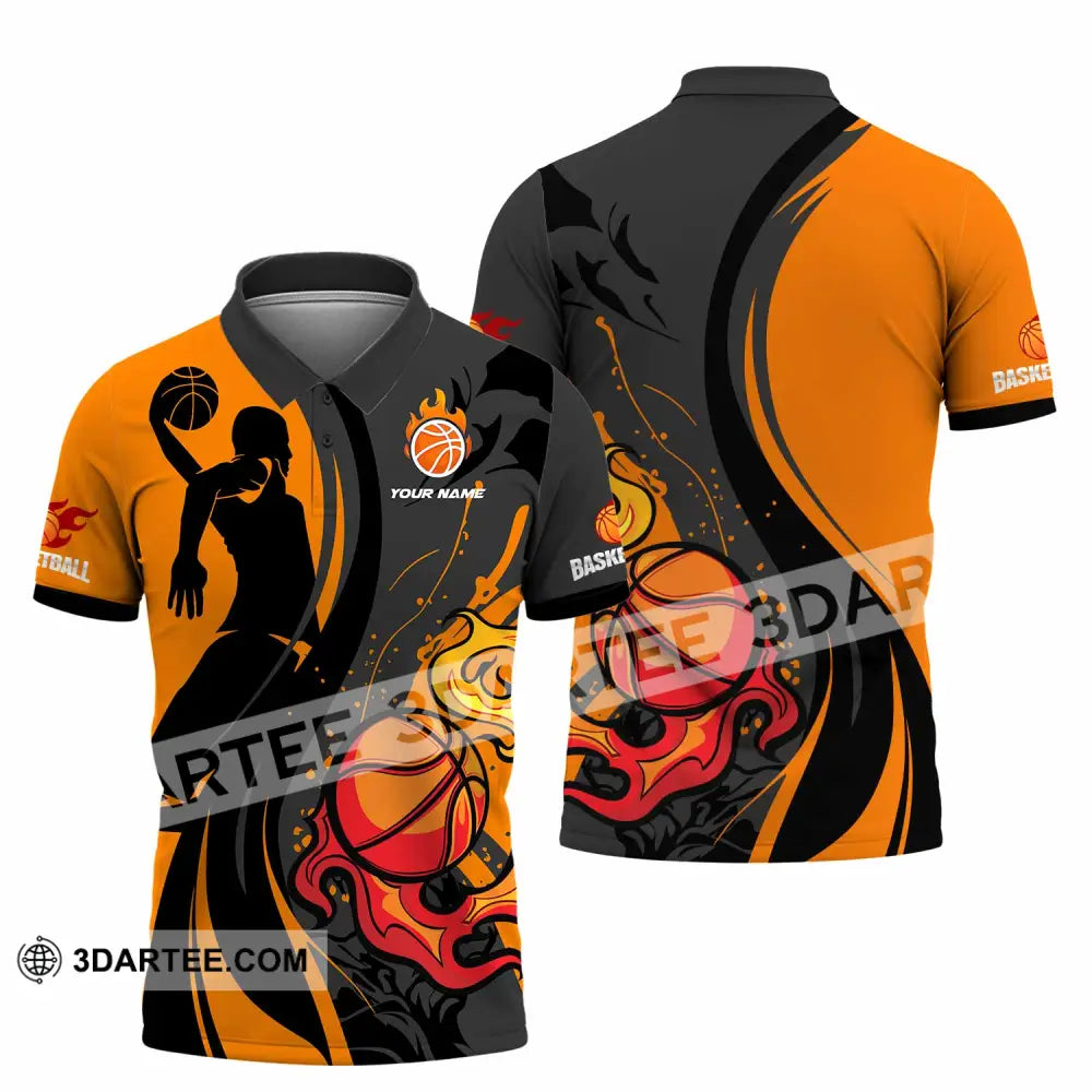 Unisex Shirt - Custom Text Shirt Basketball Shirt Polo Shirt / S T-shirt