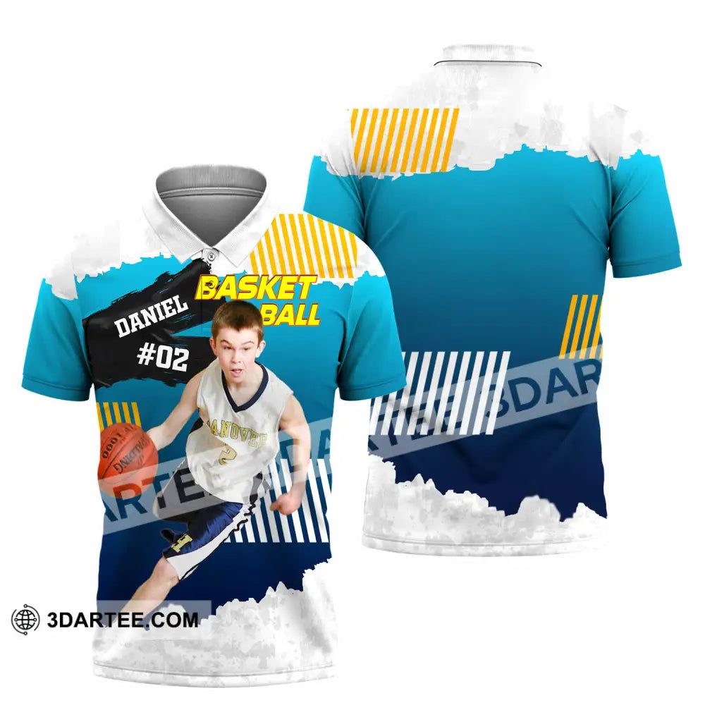 Unisex Shirt - Custom Text Shirt Basketball Shirt Polo Shirt / S T-shirt