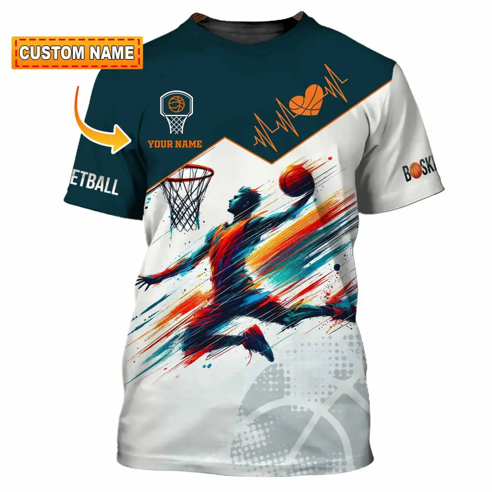Unisex Shirt - Custom Text Basketball Shirt T-shirt