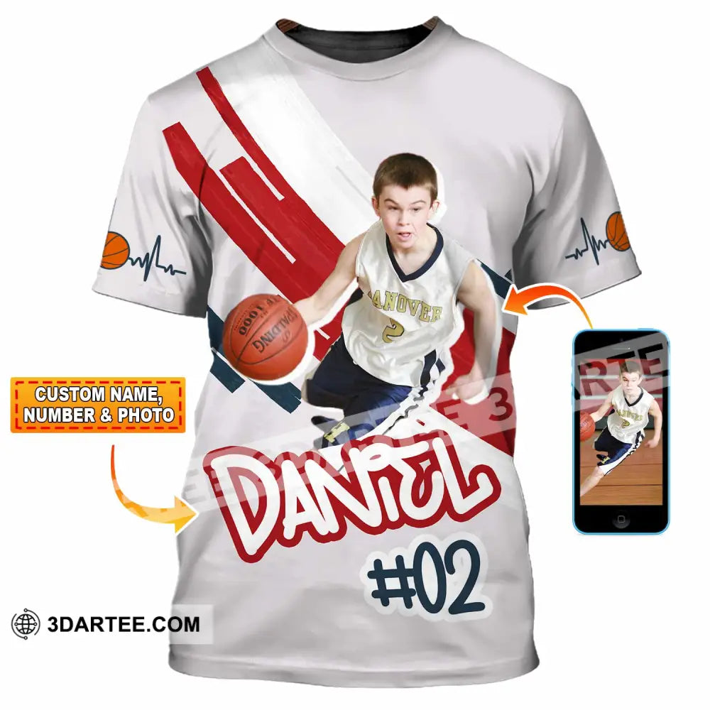 Unisex Shirt - Custom Text Shirt Basketball Shirt T-shirt