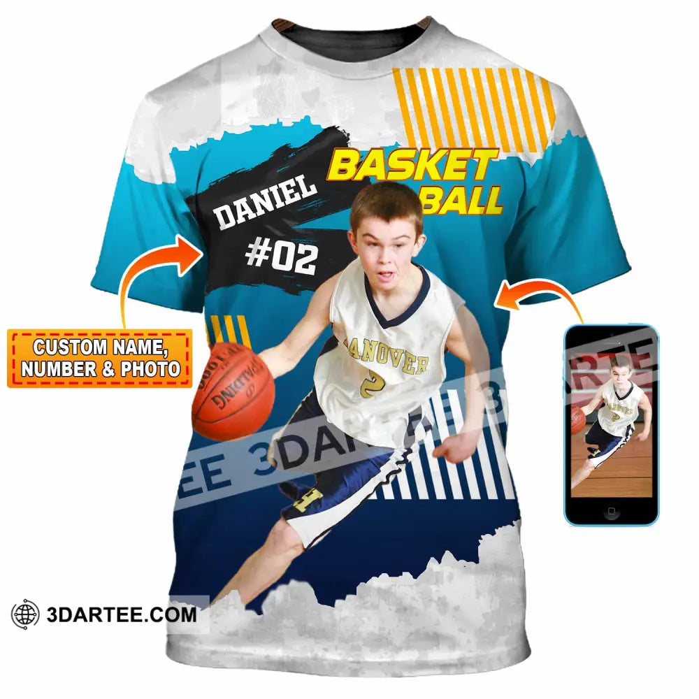 Unisex Shirt - Custom Text Shirt Basketball Shirt T-shirt