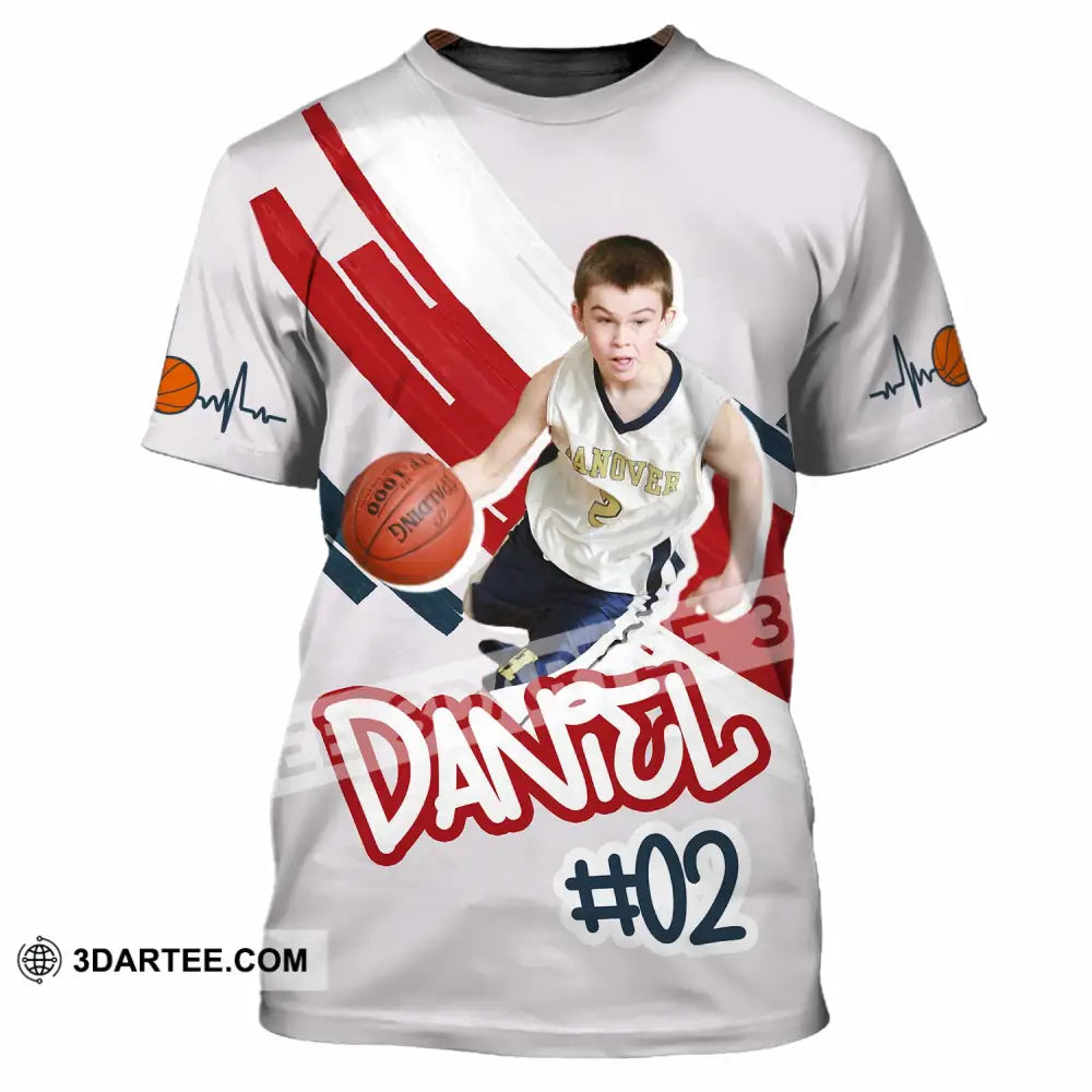 Unisex Shirt - Custom Text Shirt Basketball Shirt T-Shirt / S T-shirt