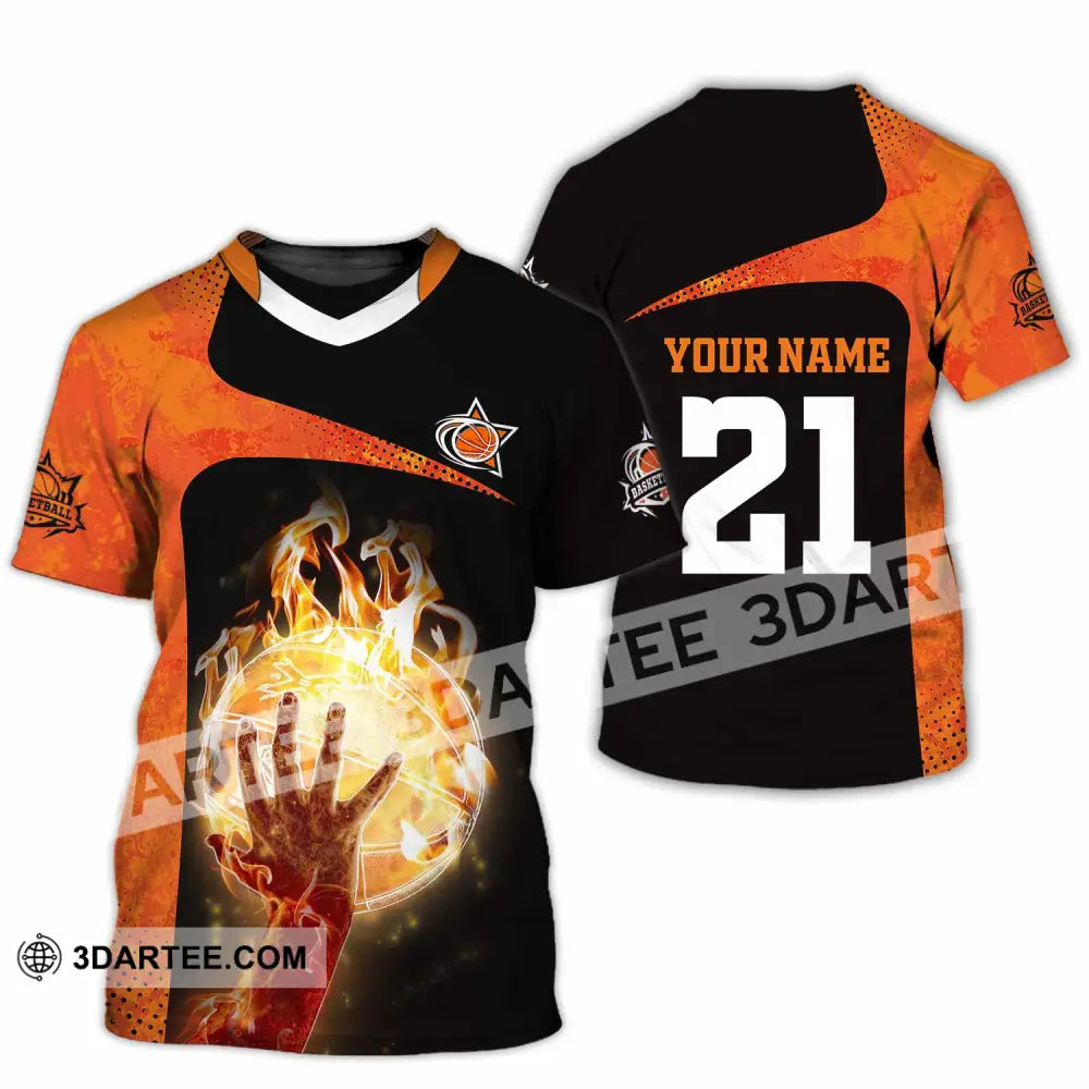Unisex Shirt - Custom Text Shirt Basketball T-Shirt / S T-shirt