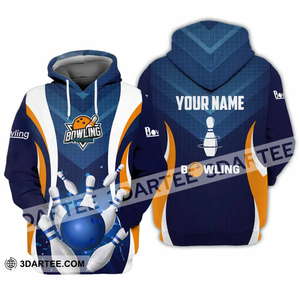 Unisex Shirt - Custom Text Shirt Bowling Shirt Hoodie / S T-shirt
