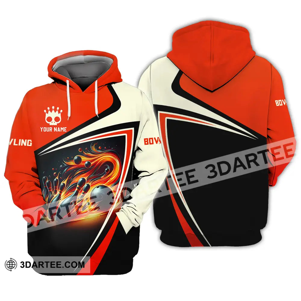 Unisex Shirt - Custom Text Shirt Bowling Shirt Hoodie / S T-shirt