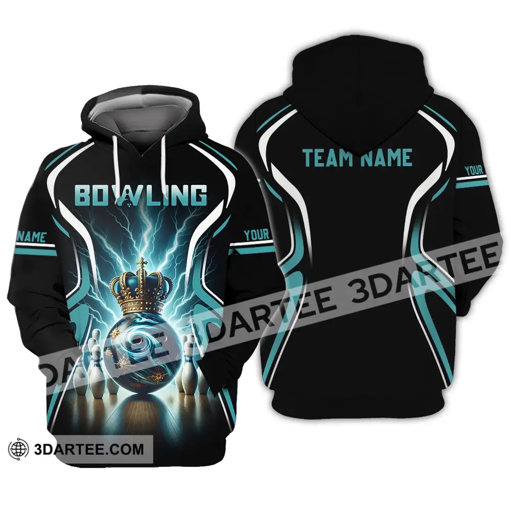 Unisex Shirt - Custom Text Shirt Bowling Shirt Hoodie / S T-shirt