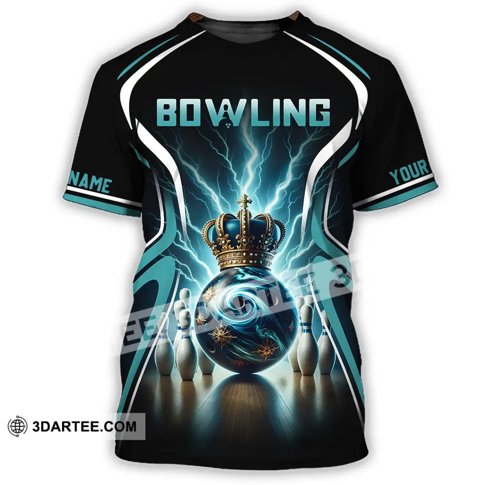 Unisex Shirt - Custom Text Shirt Bowling Shirt T-Shirt / S T-shirt