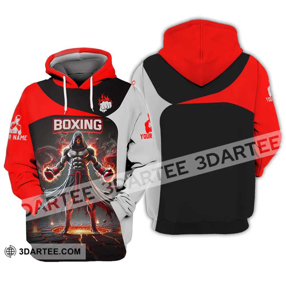 Unisex Shirt - Custom Text Boxing Hoodie / S T-Shirt