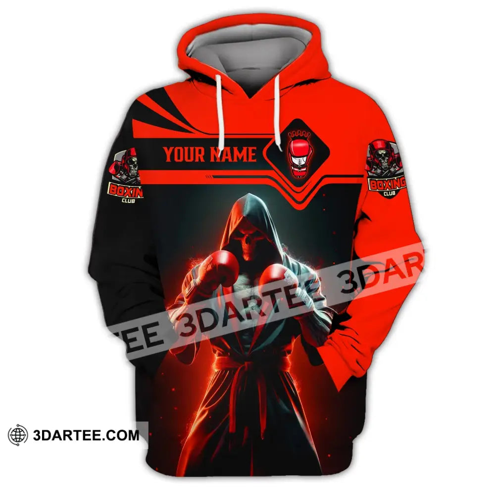 Unisex Shirt - Custom Text Boxing Man Hoodie / S T-Shirt