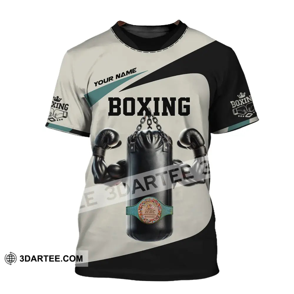 Unisex Shirt - Custom Text Boxing T-Shirt / S T-Shirt