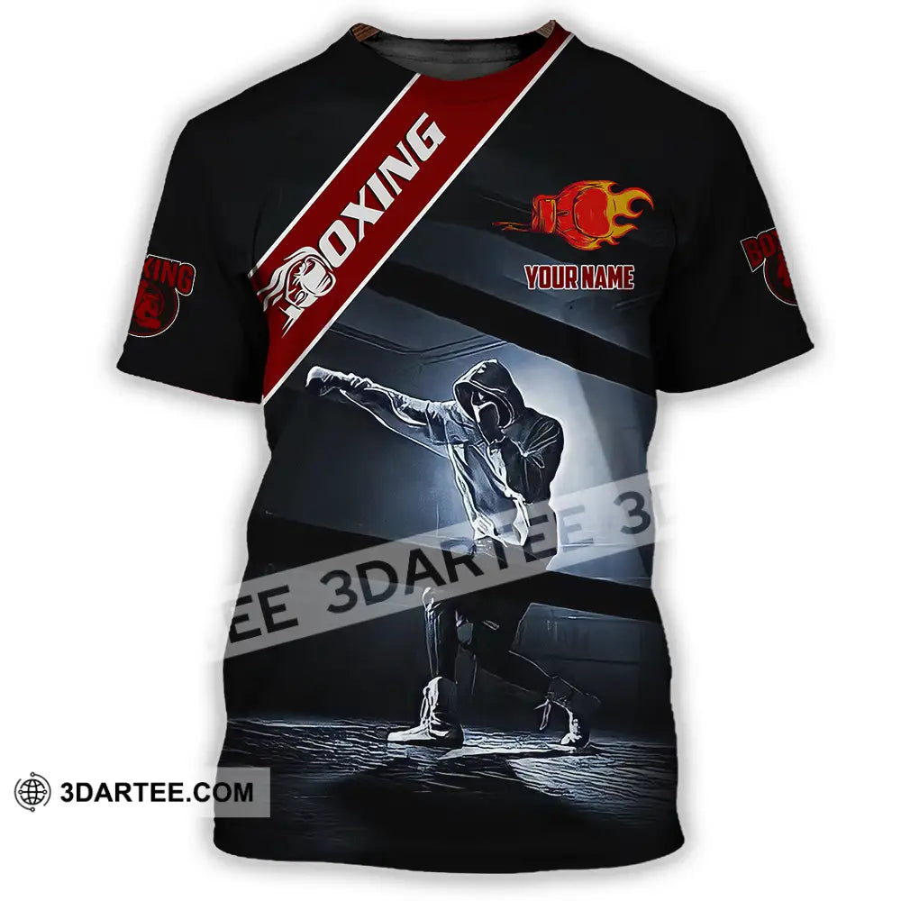 Unisex Shirt - Custom Text Boxing T-Shirt / S T-Shirt
