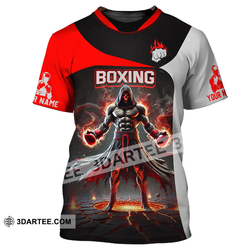 Unisex Shirt - Custom Text Boxing T-Shirt / S T-Shirt