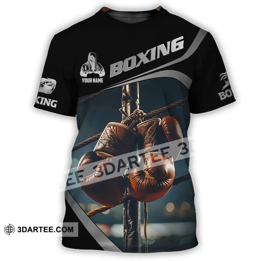 Unisex Shirt - Custom Text Boxing T-Shirt / S T-Shirt