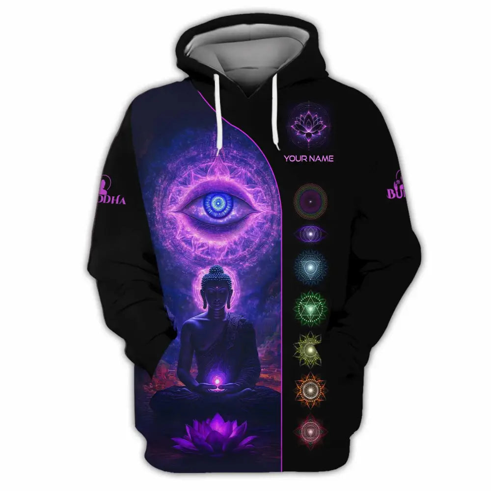 Unisex Shirt - Custom Text Shirt Buddha Hoodie / S T-shirt