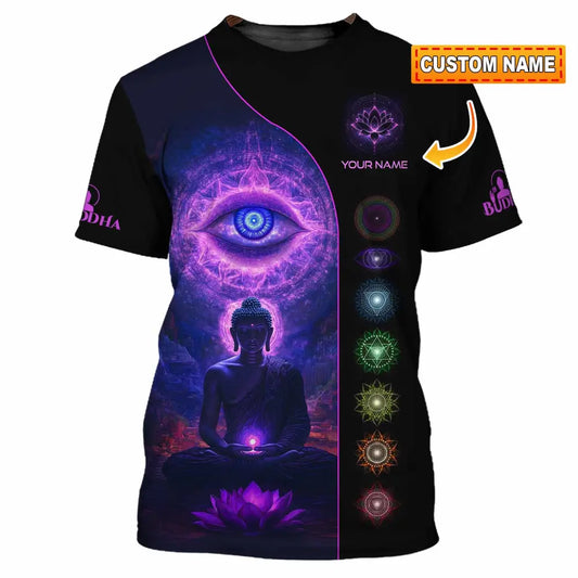 Unisex Shirt - Custom Text Shirt Buddha T-shirt