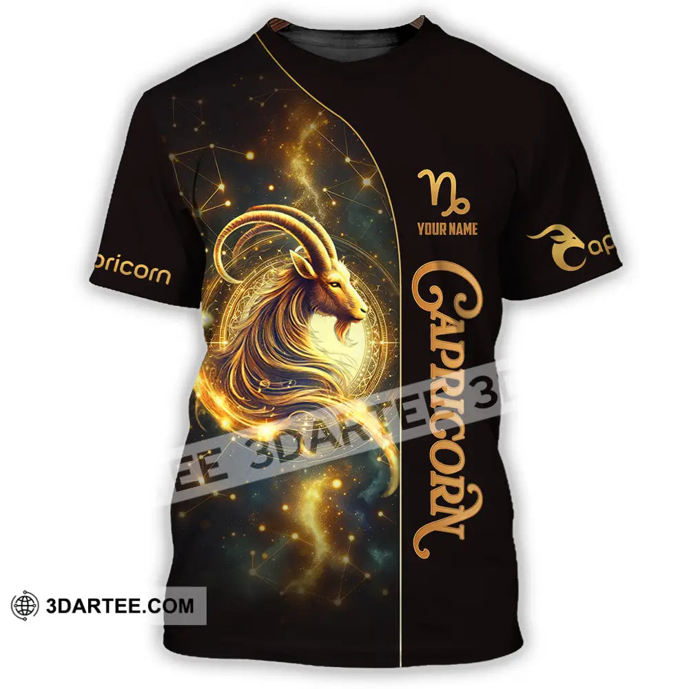 Unisex Shirt - Custom Text Capricorn T-Shirt / S T-Shirt