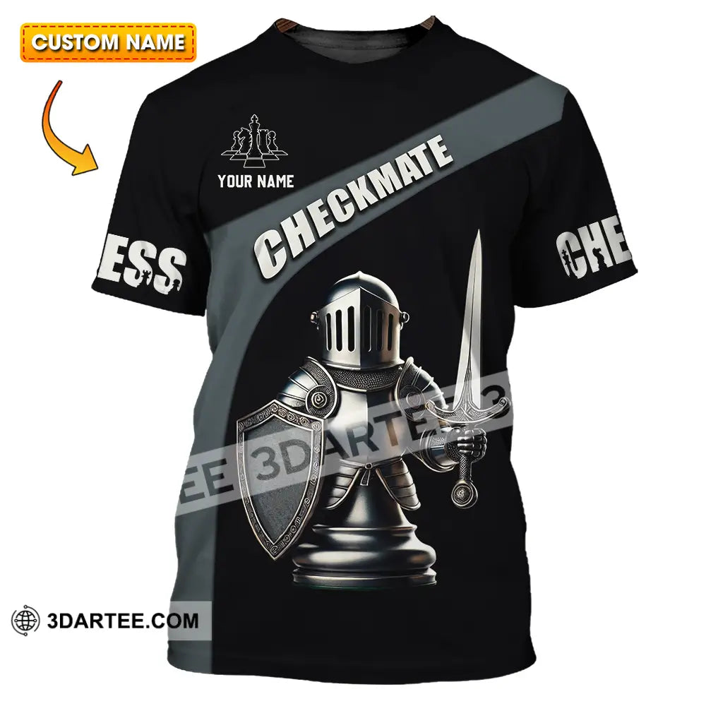 Unisex Shirt - Custom Text Checkmate T-Shirt