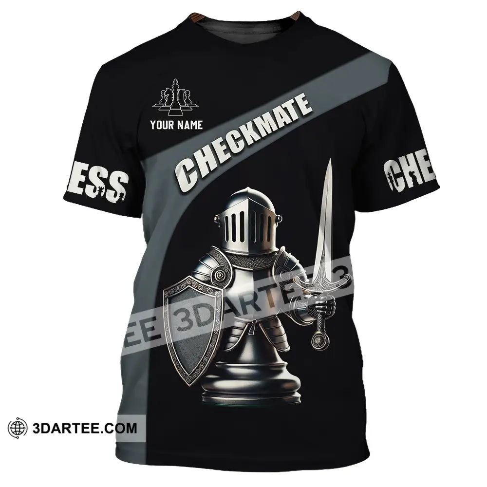 Unisex Shirt - Custom Text Checkmate T-Shirt / S T-Shirt