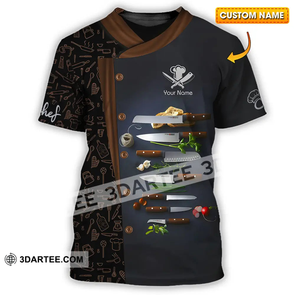 Unisex Shirt - Custom Text Chef T-Shirt