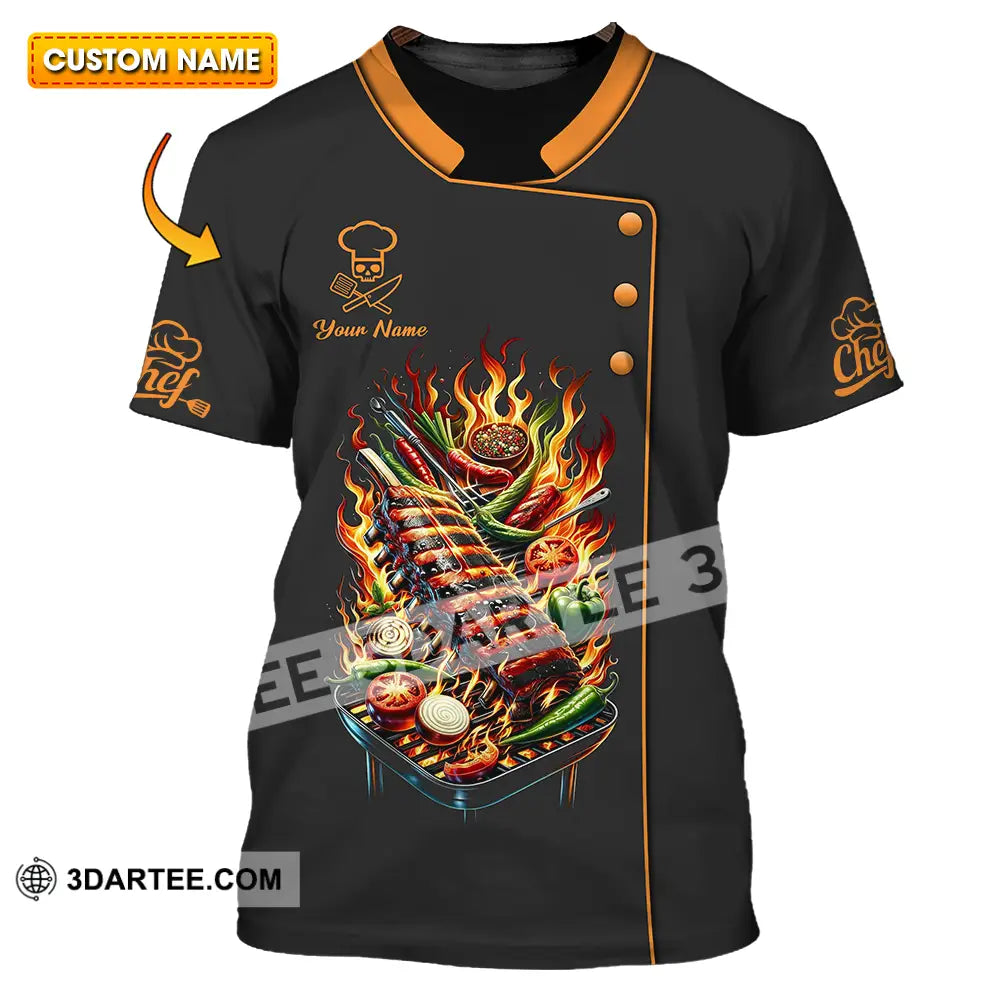 Unisex Shirt - Custom Text Chef T-Shirt