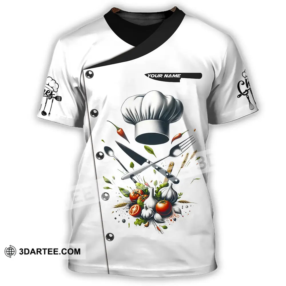Unisex Shirt - Custom Text Chef T-Shirt / S T-Shirt