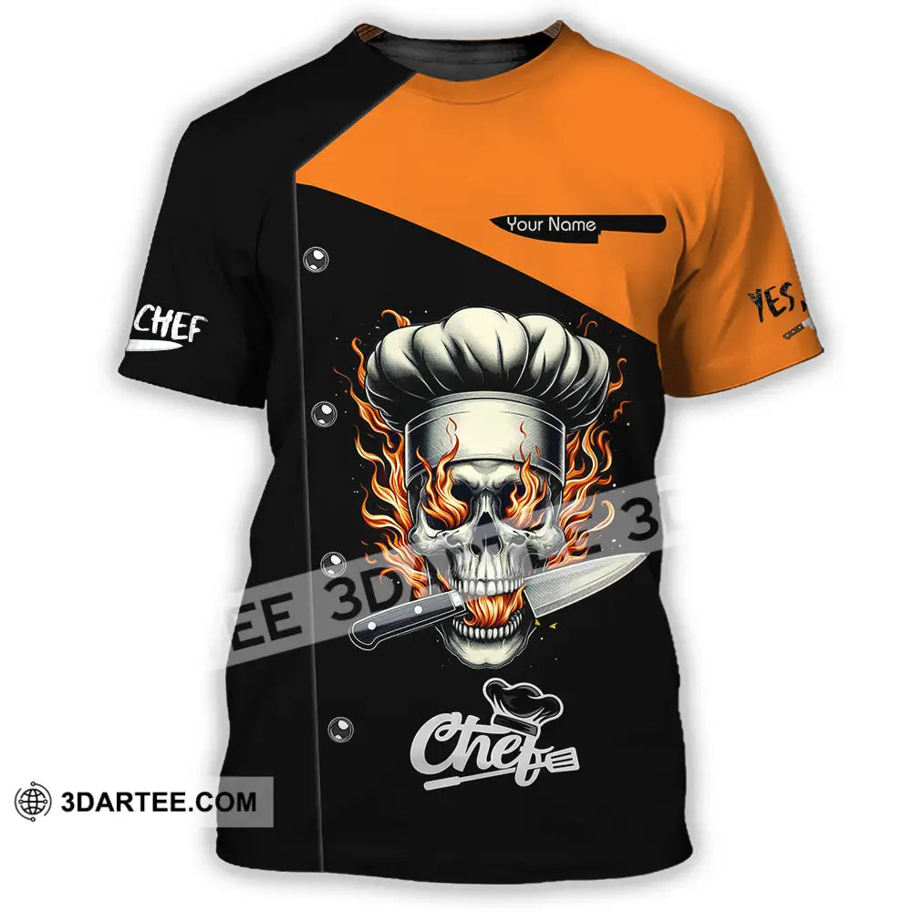 Unisex Shirt - Custom Text Chef T-Shirt / S T-Shirt