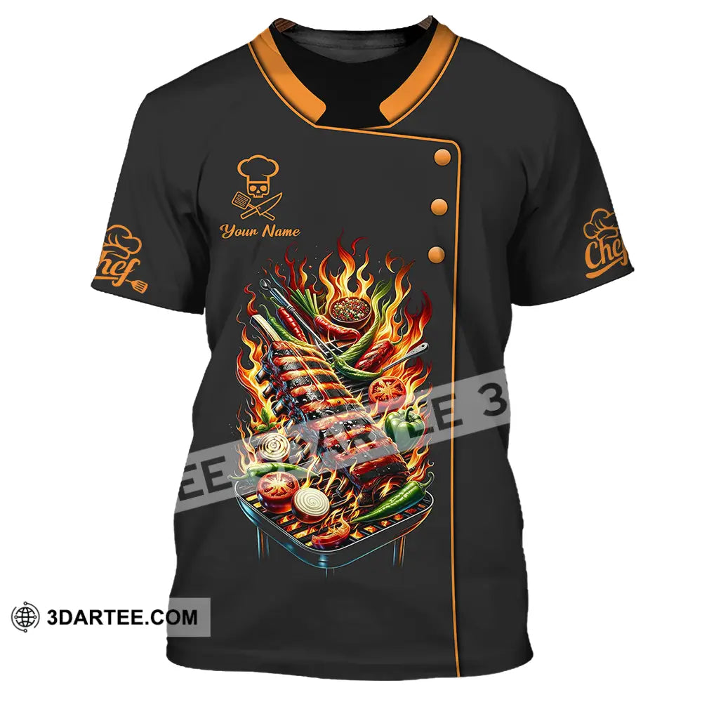 Unisex Shirt - Custom Text Chef T-Shirt / S T-Shirt