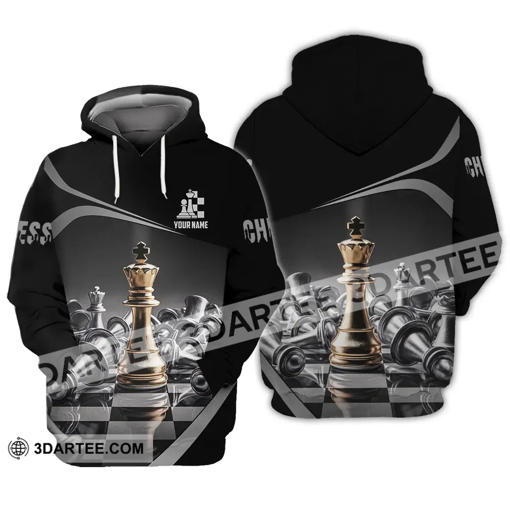 Unisex Shirt - Custom Text Chess Hoodie / S T-Shirt