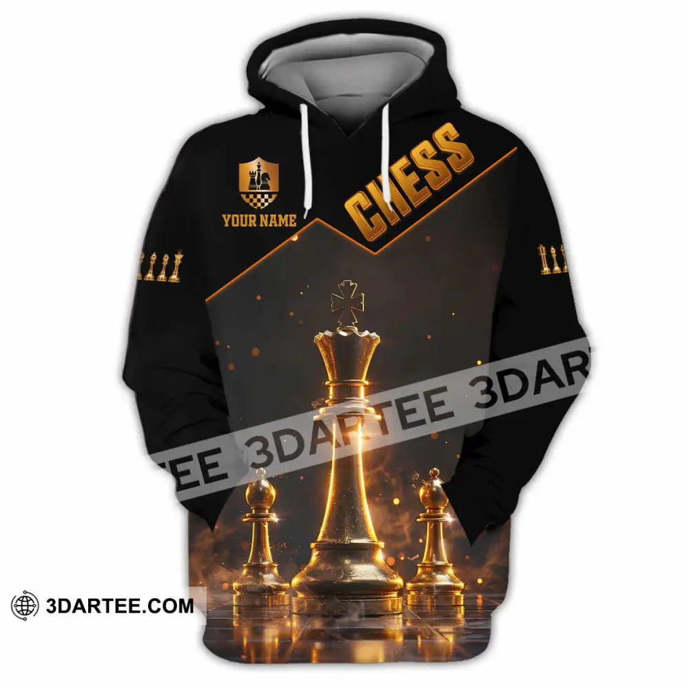 Unisex Shirt - Custom Text Chess Player Shirt Hoodie / S T-shirt