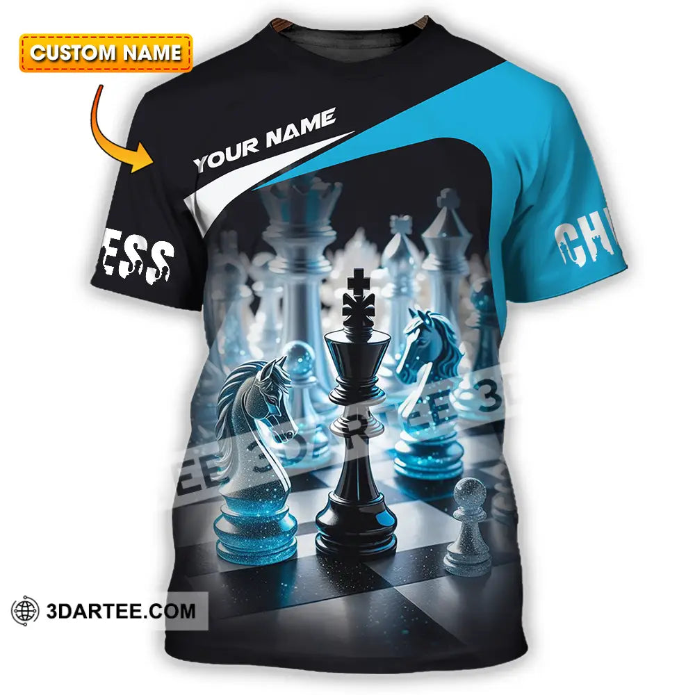 Unisex Shirt - Custom Text Chess T-Shirt