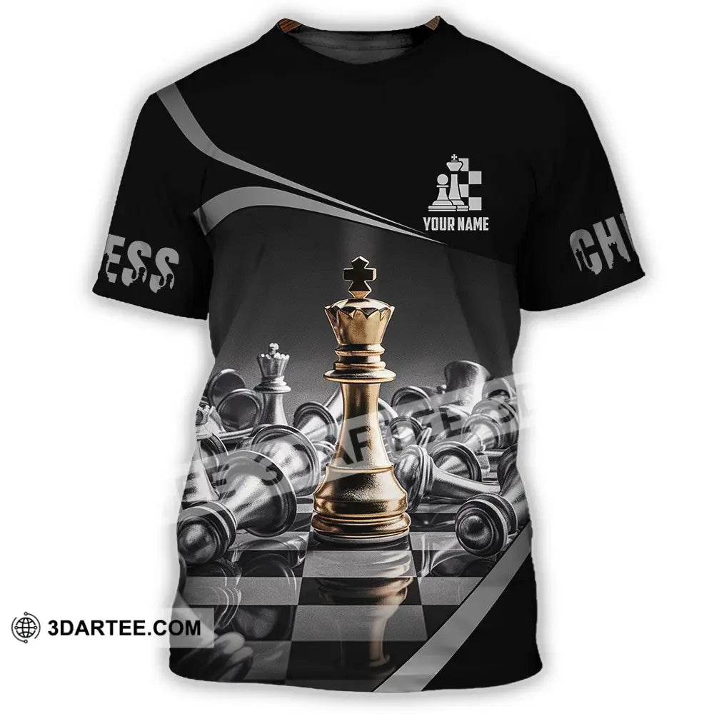 Unisex Shirt - Custom Text Chess T-Shirt / S T-Shirt