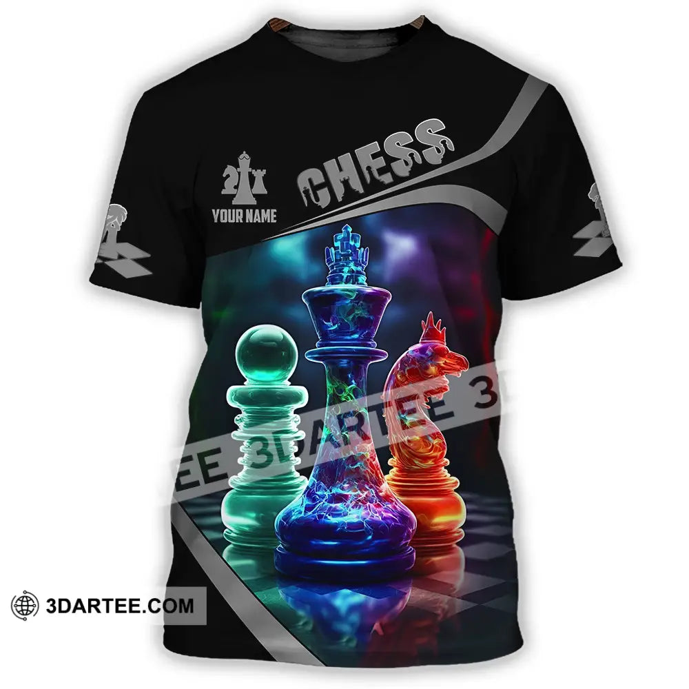 Unisex Shirt - Custom Text Chess T-Shirt / S T-Shirt