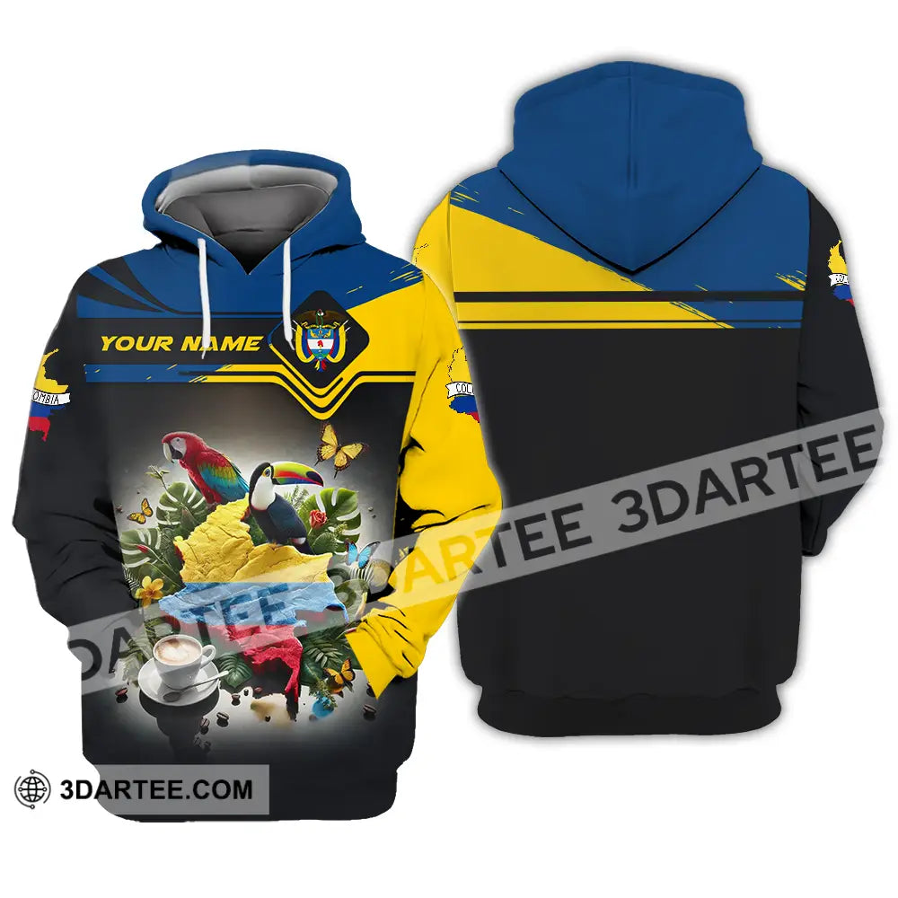 Unisex Shirt - Custom Text Shirt Colombia Hoodie / S T-shirt