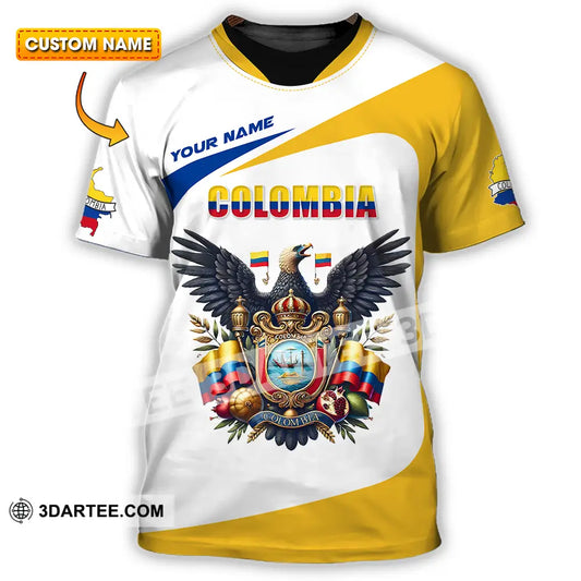 Unisex Shirt - Custom Text Shirt Colombia T-shirt