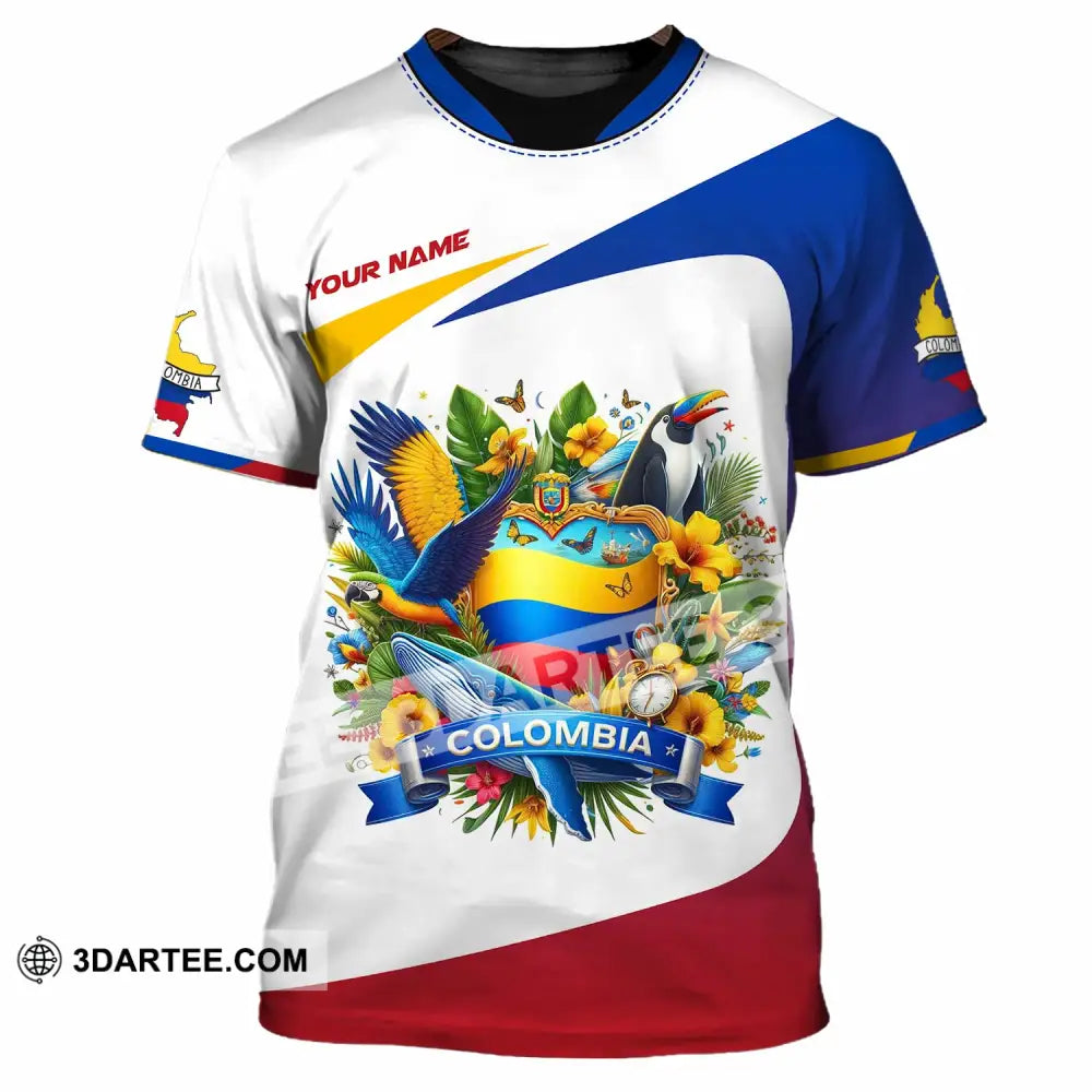Unisex Shirt - Custom Text Colombia T-Shirt / S T-Shirt