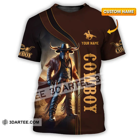 Unisex Shirt - Custom Text Cowboy T-Shirt