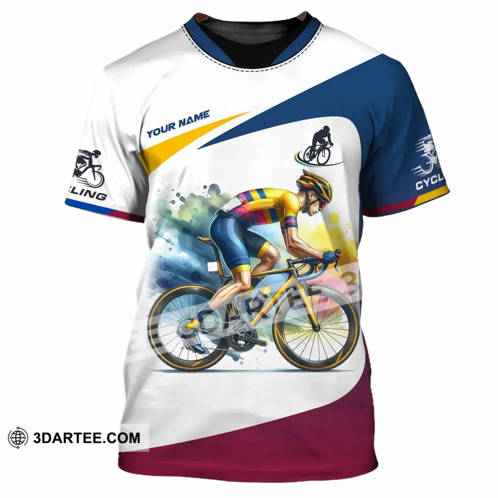 Unisex Shirt - Custom Text Cycling T-Shirt / S T-Shirt