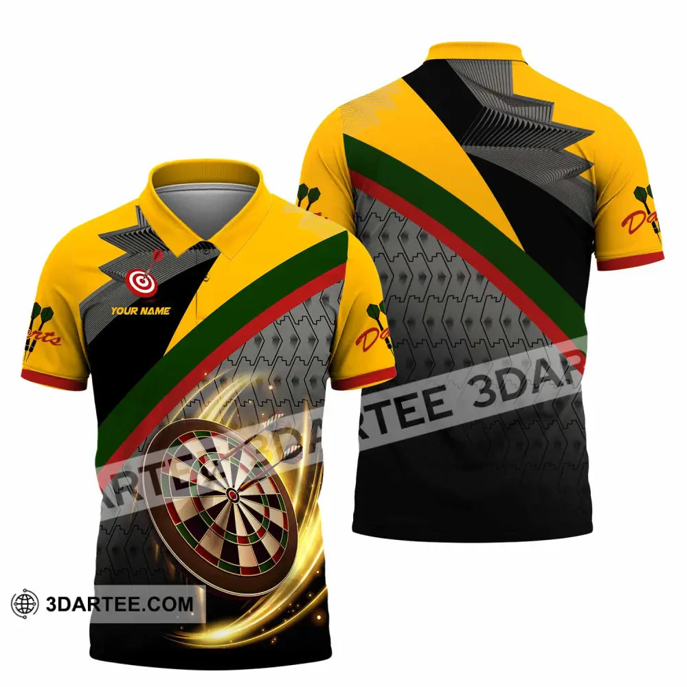 Unisex Shirt - Custom Text Shirt Dart Polo Shirt / S T-shirt