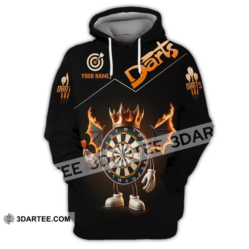 Unisex Shirt - Custom Text Darts Hoodie / S T-Shirt