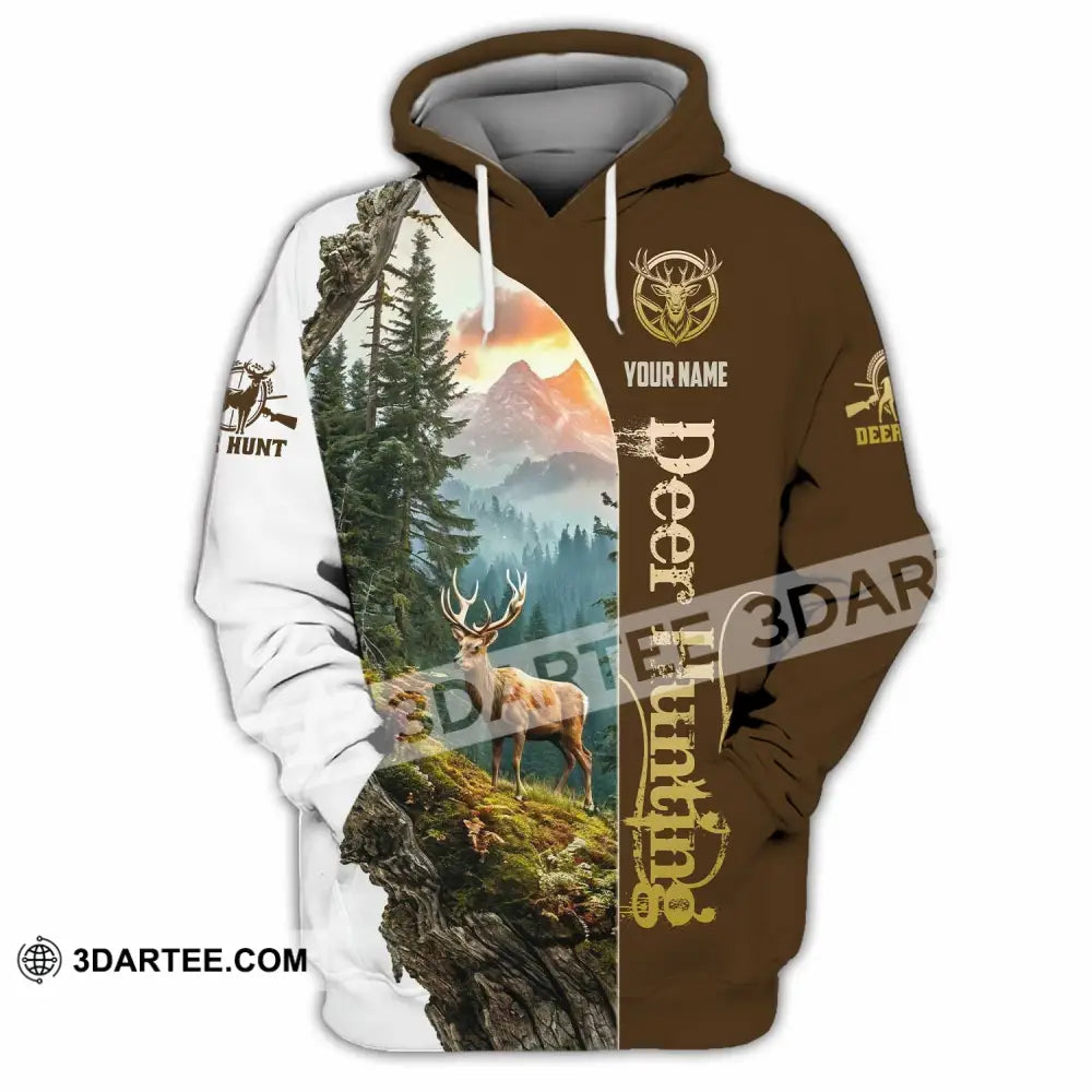 Unisex Shirt - Custom Text Shirt Deer Hunting Hoodie / S T-shirt