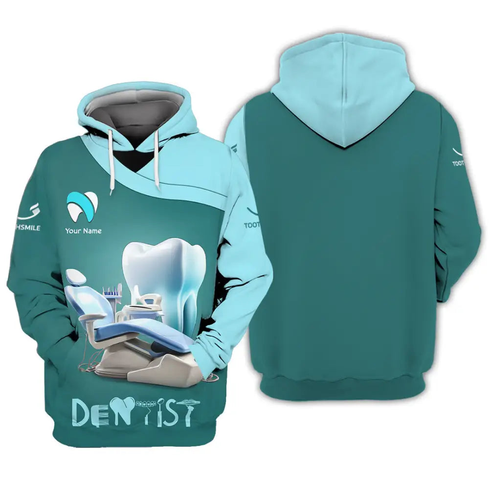 Unisex Shirt - Custom Text Dentist Shirt Hoodie / S T-shirt