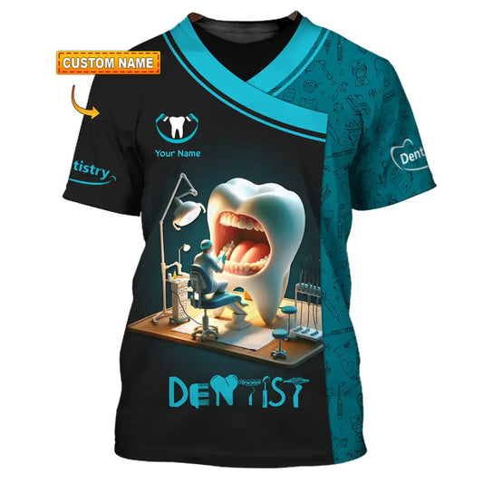Unisex Shirt - Custom Text Dentist Shirt T-shirt