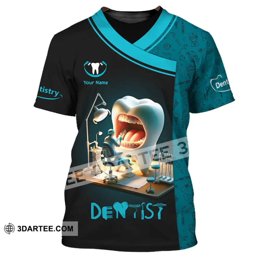 Unisex Shirt - Custom Text Dentist Shirt T-Shirt / S T-shirt