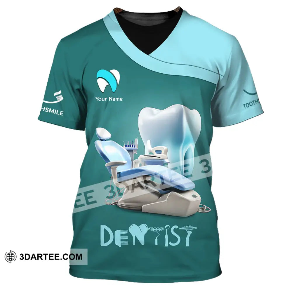 Unisex Shirt - Custom Text Dentist Shirt T-Shirt / S T-shirt