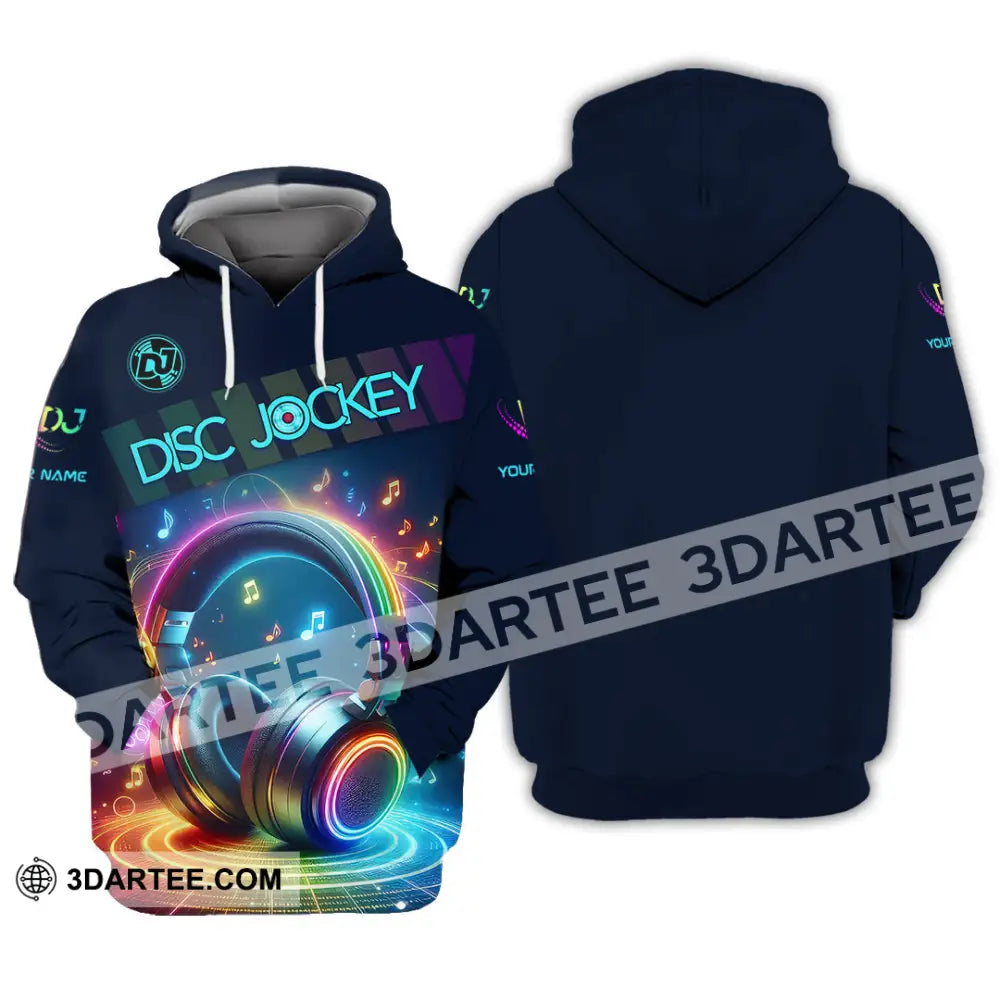 Unisex Shirt - Custom Text Dis Jockey Hoodie / S T-Shirt